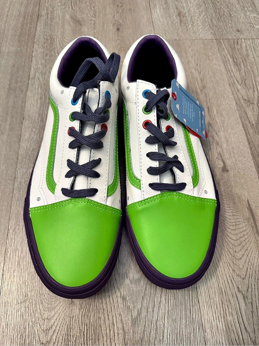 Vans Old Skool Toy Story Buzz Lightyear Green & White Sneakers